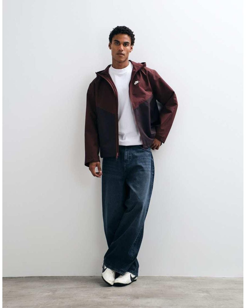 Nike Brown Rain Jacket for men