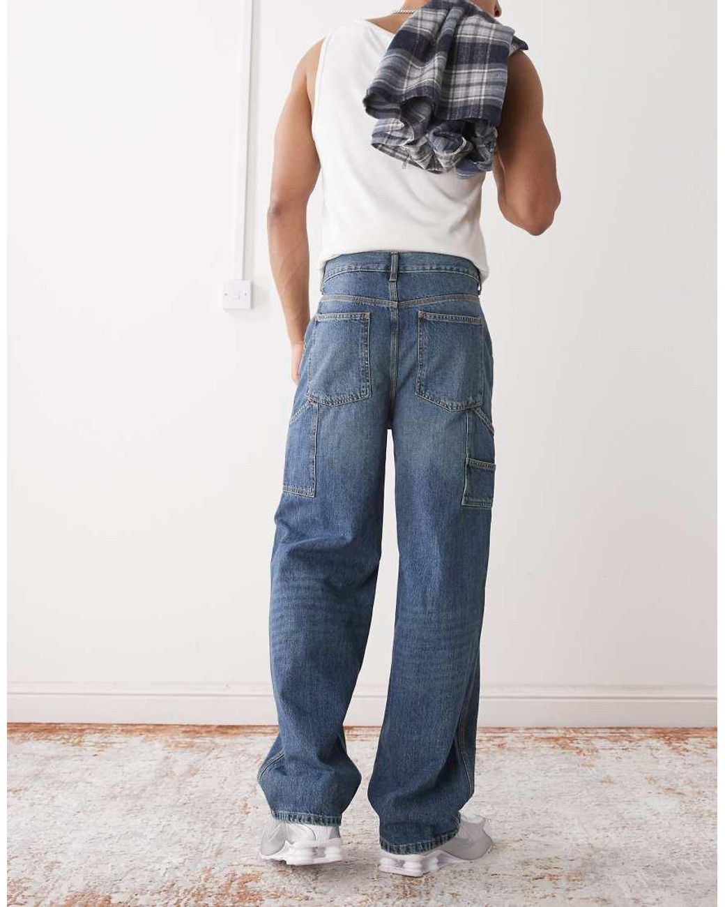Collusion Blue X011 Carpenter Jeans for men