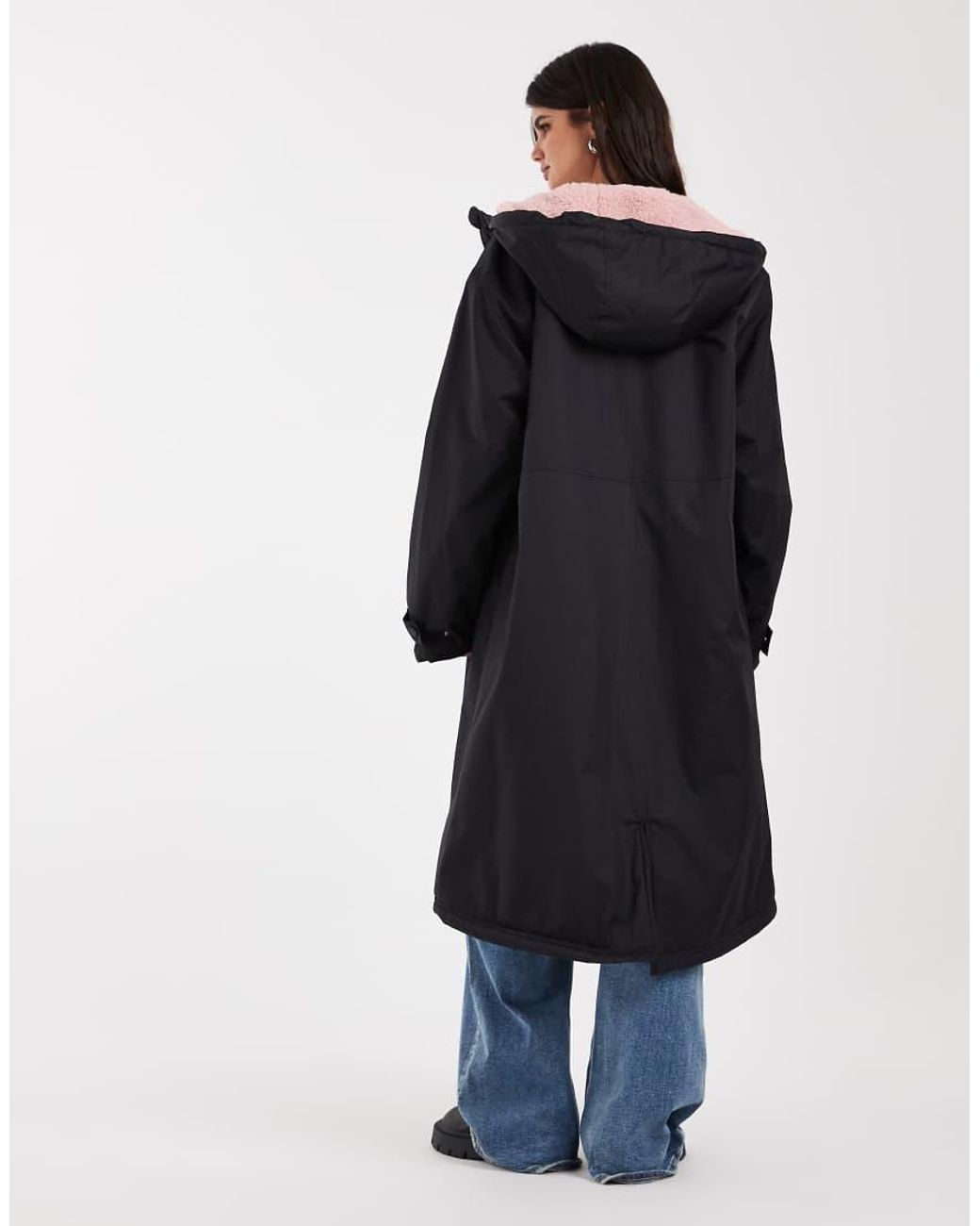 ASOS Blue Longline Rain Coat