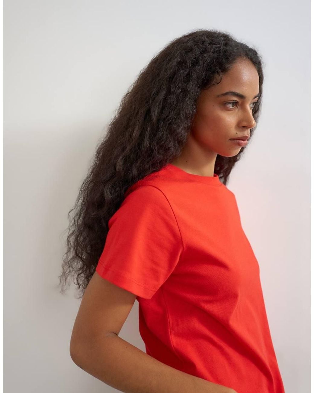 TOPSHOP Red Classic Tee