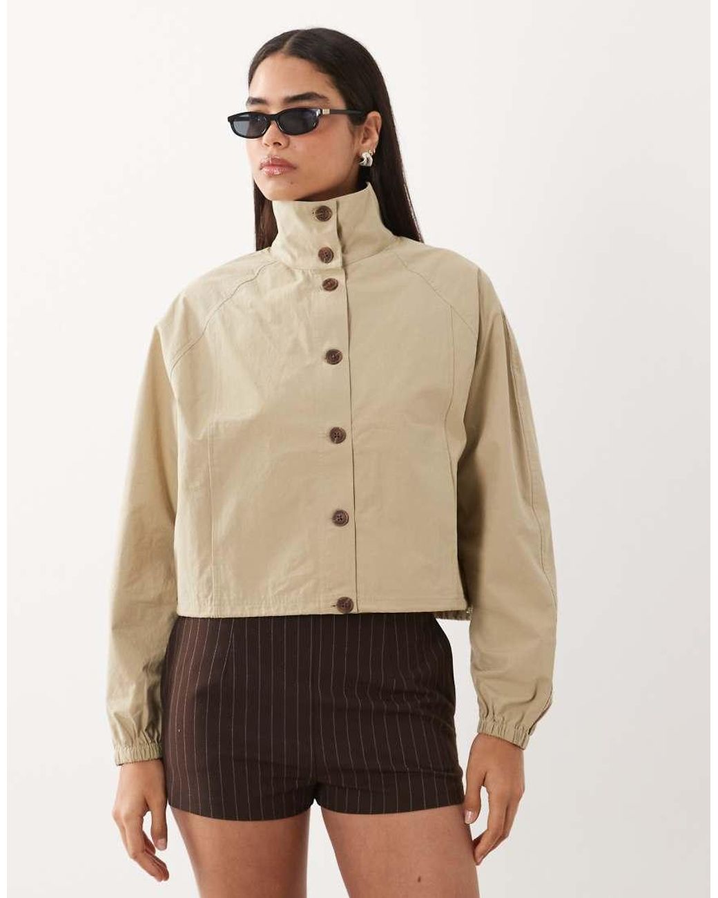 Cotton On Natural Arlen Spray Jacket
