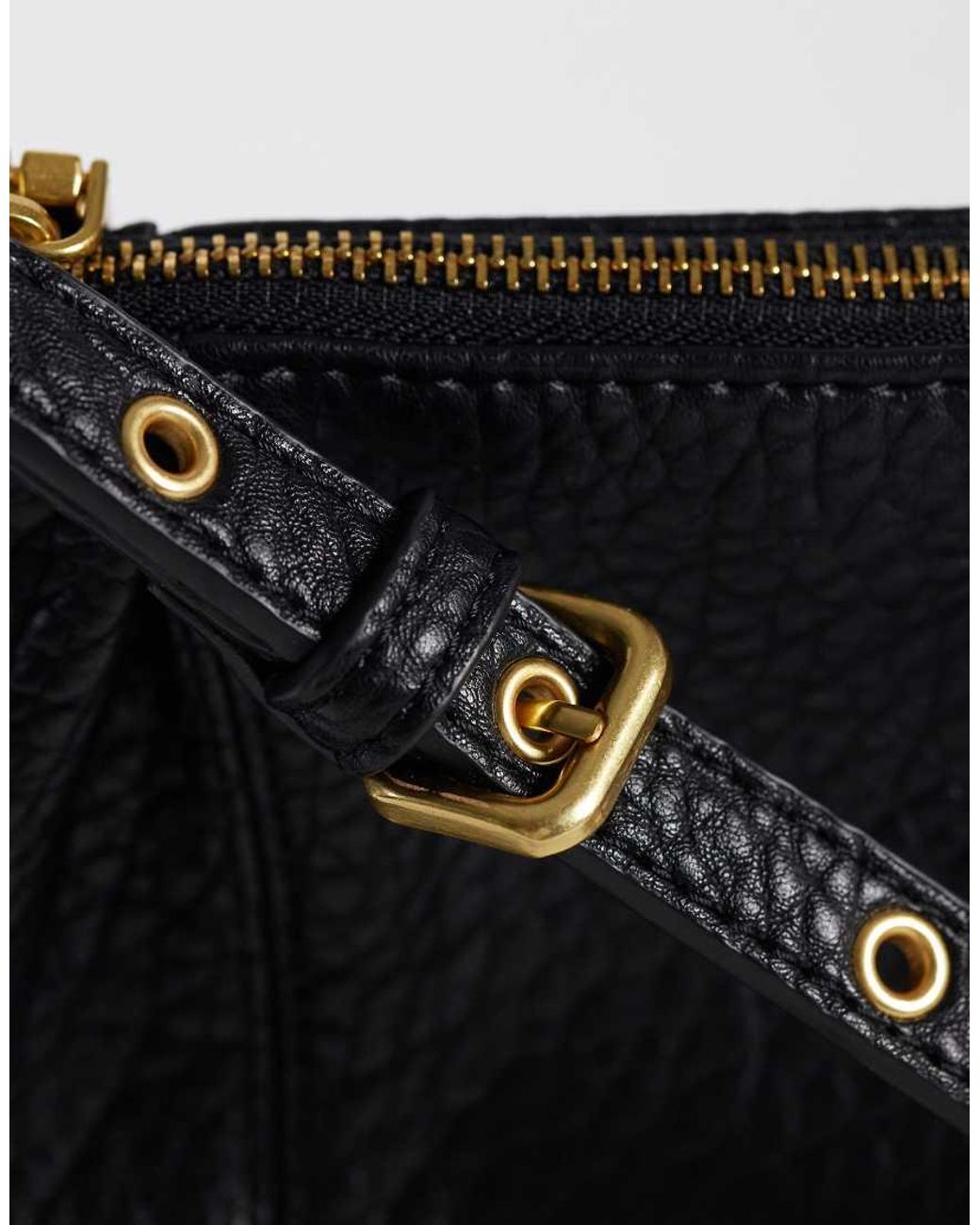 Mango Black Stud Detail Cross-body Bag