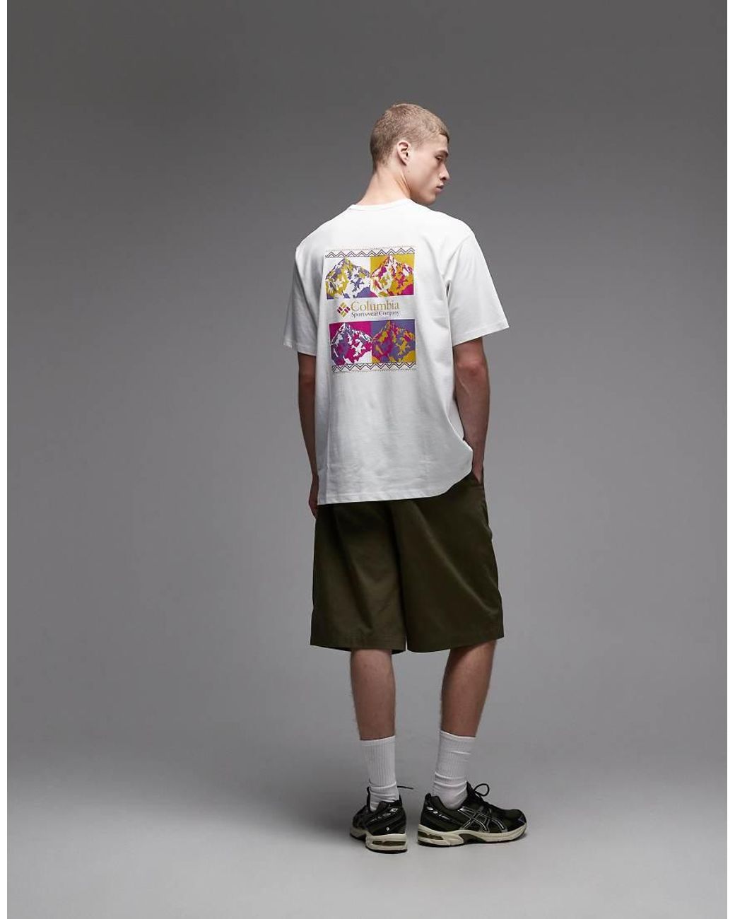 Columbia Gray Csc Heavyweight Iconic T-shirt for men