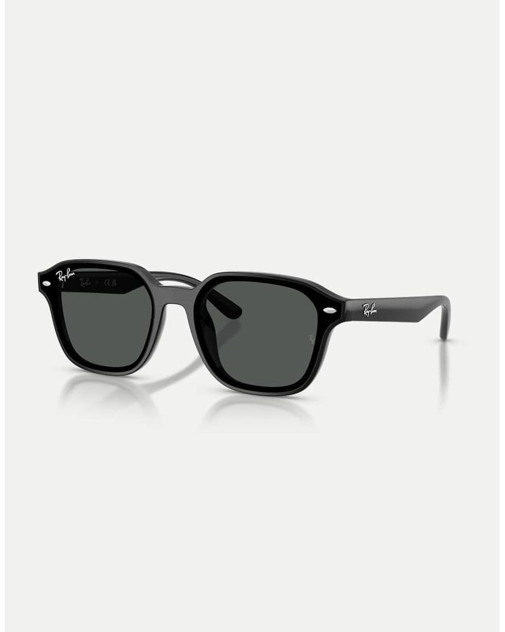 Ray-Ban Black Rb4458D Square Sunglasses With Lens