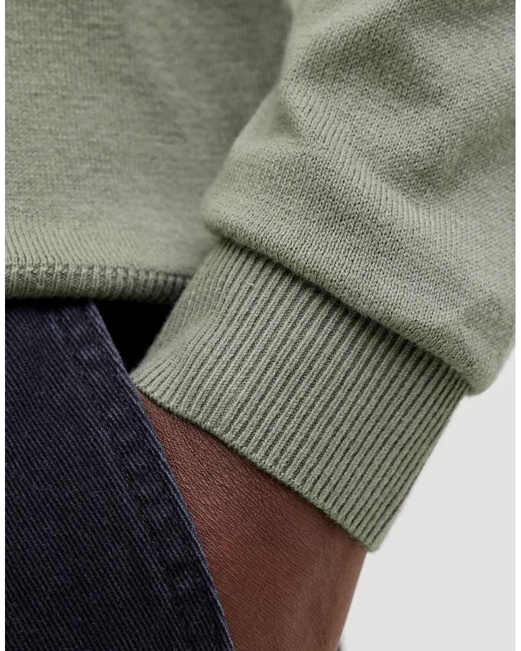 Jack & Jones Green Knitted Pullover for men