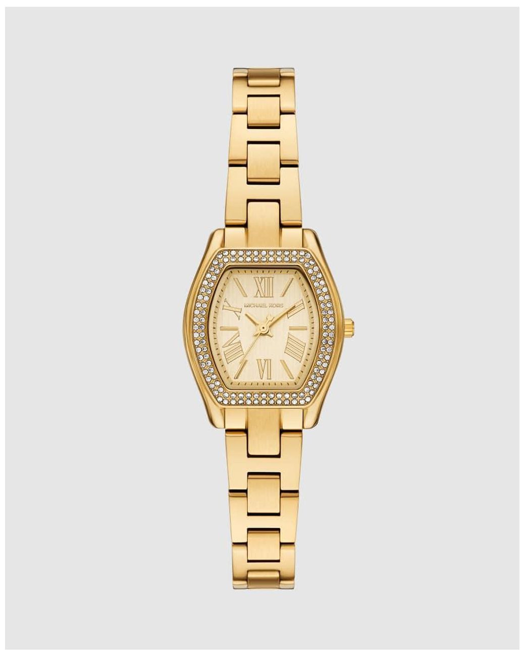 Michael Kors Metallic Chelsea Three-Hand-Tone Stainless Steel Watch