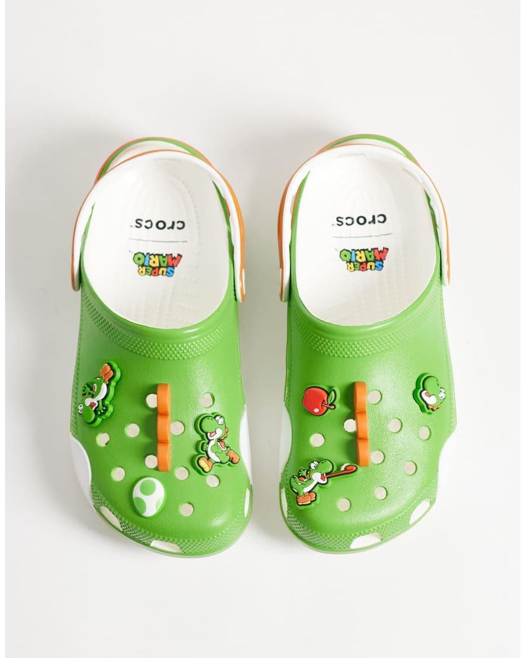 CROCSTM Green Yoshi Classic Clogs