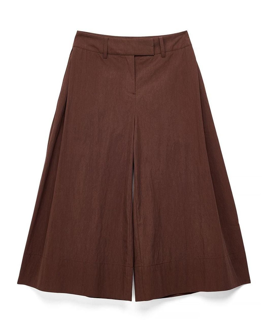 NA-KD Brown Low Waist Oversized Long Shorts