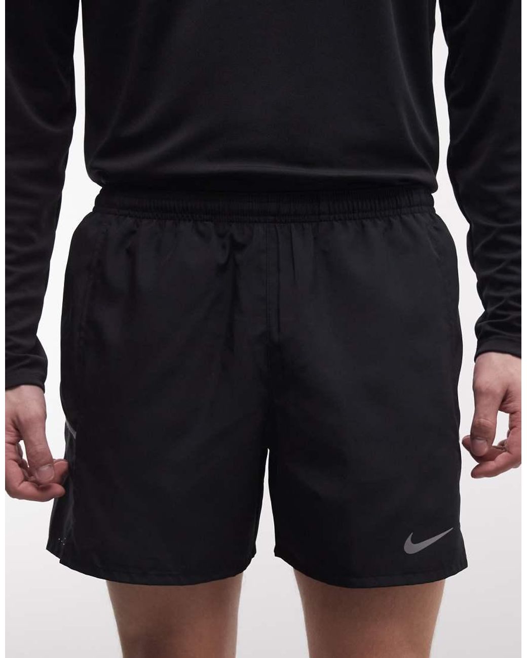 Nike Blue Miler Dri-Fit 5Inch Shorts for men