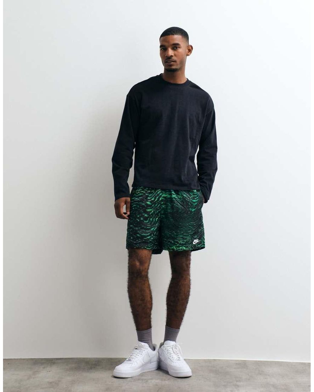 Nike Blue Club Woven Sci-fi Print Shorts for men