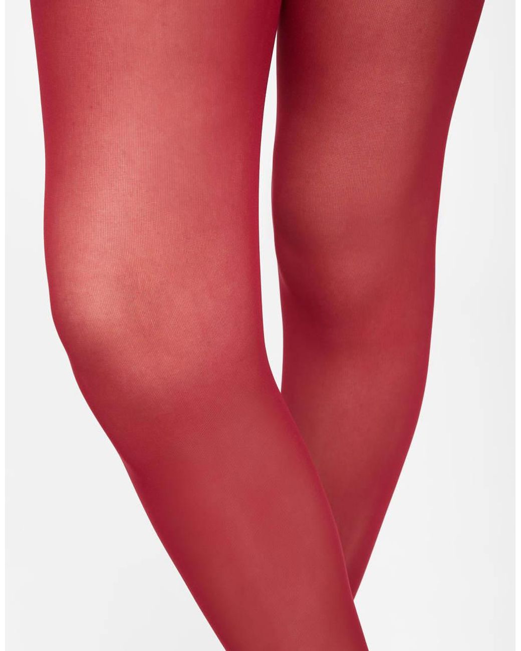 Calzedonia Red 30 Den Total Comfort Soft Touch Tights