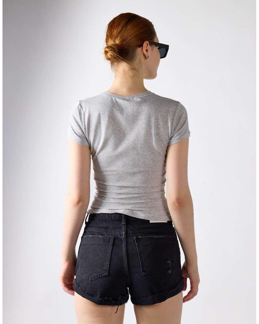Glamorous White High Waist Shorts