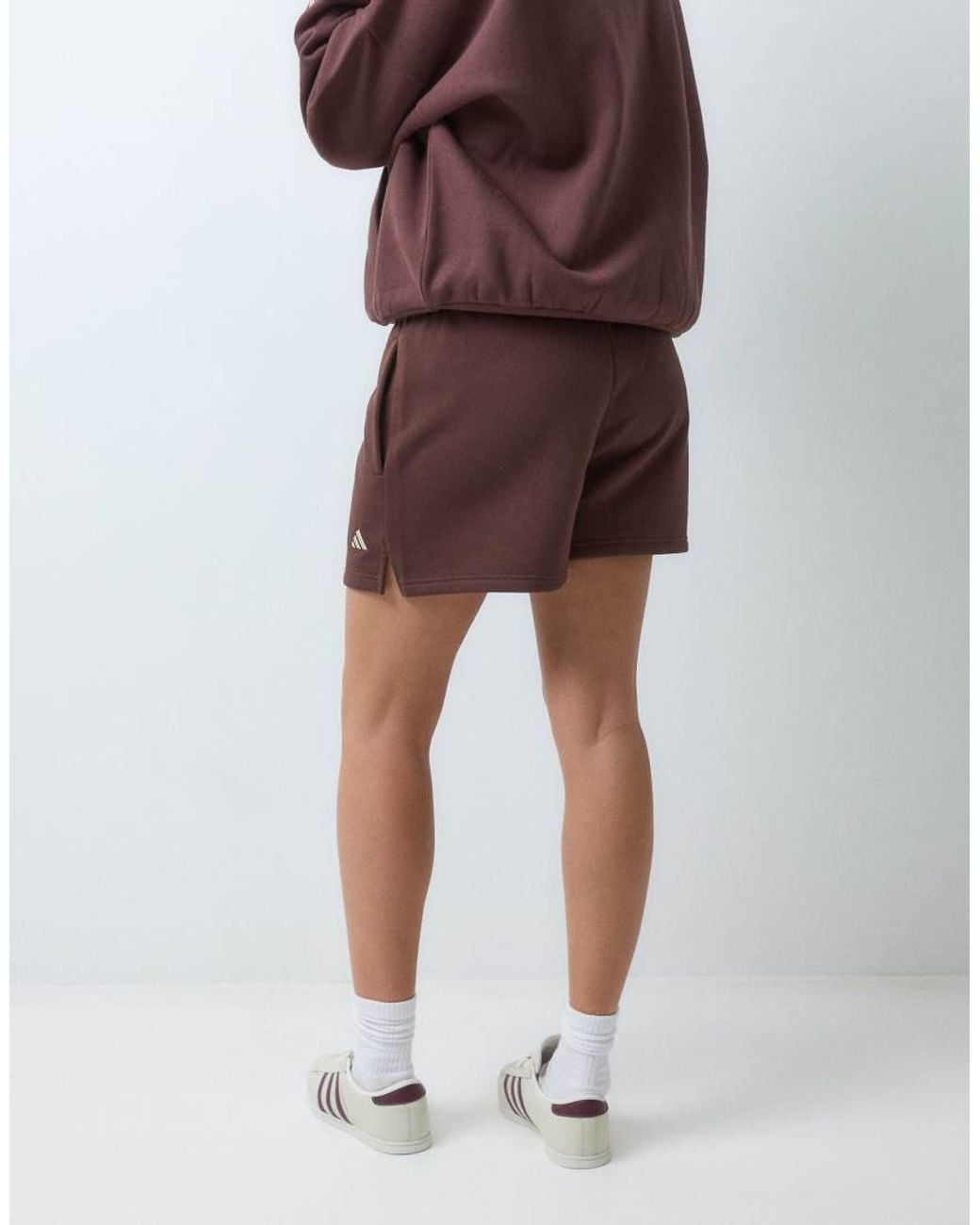 Adidas Originals Brown Adidas Studio Fleece Shorts