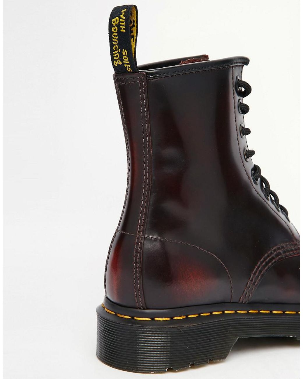 Dr. Martens Leather 1460 Cherry Arcadia 8-eye Boots in Red | Lyst
