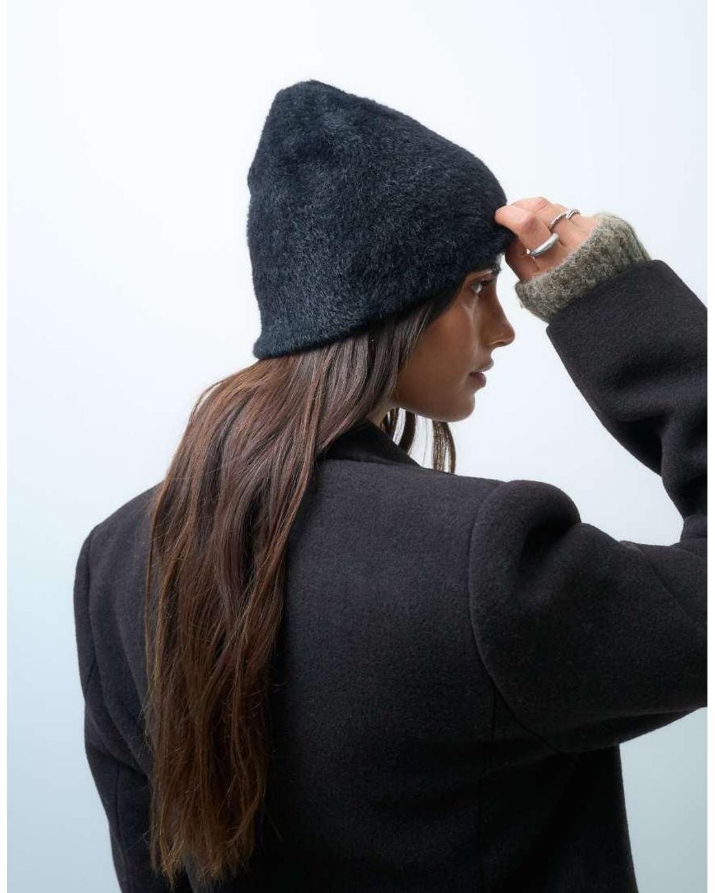 Collusion Blue Fluffy Beanie