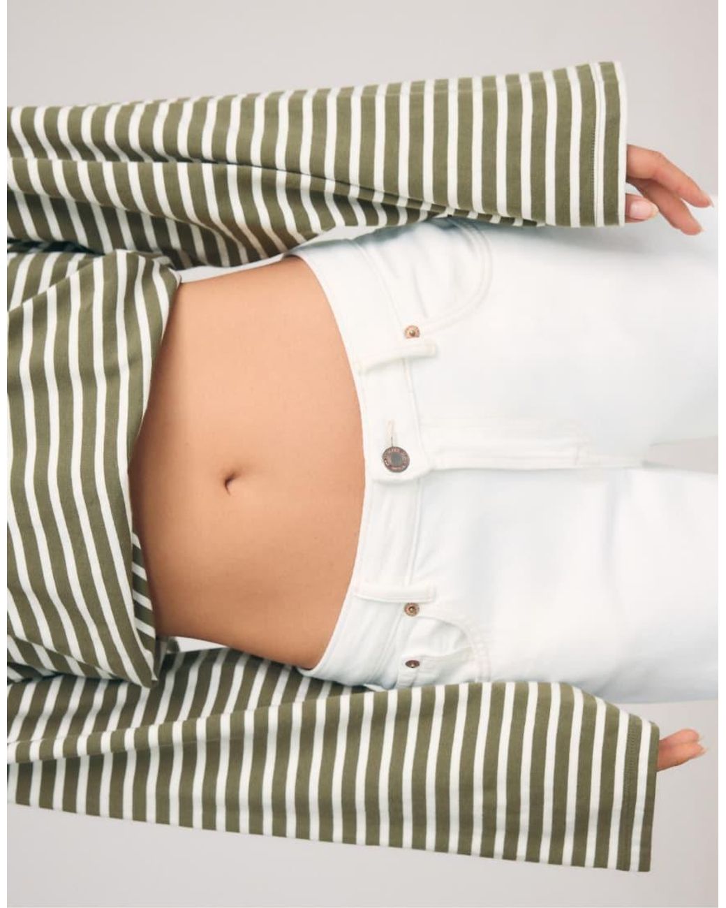 Stradivarius White D91 Low Wide-Leg Twill Jeans