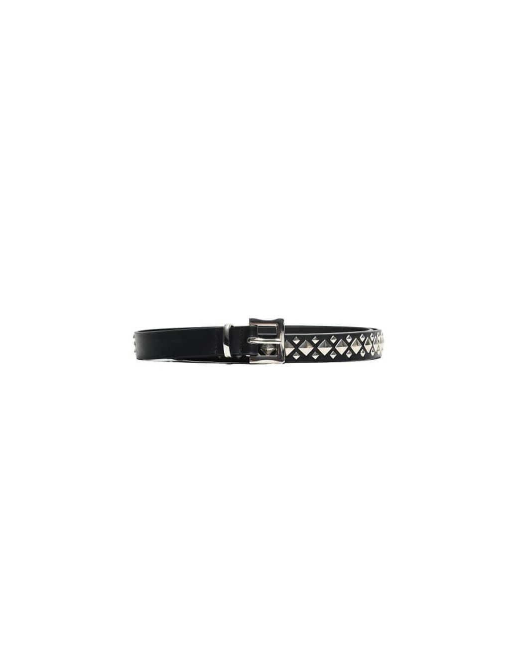 Bershka Black Diamond Stud Belt for men