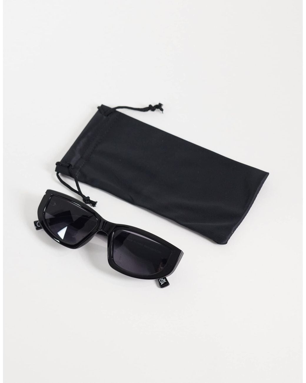 ASOS Black Cat Square Sunglasses