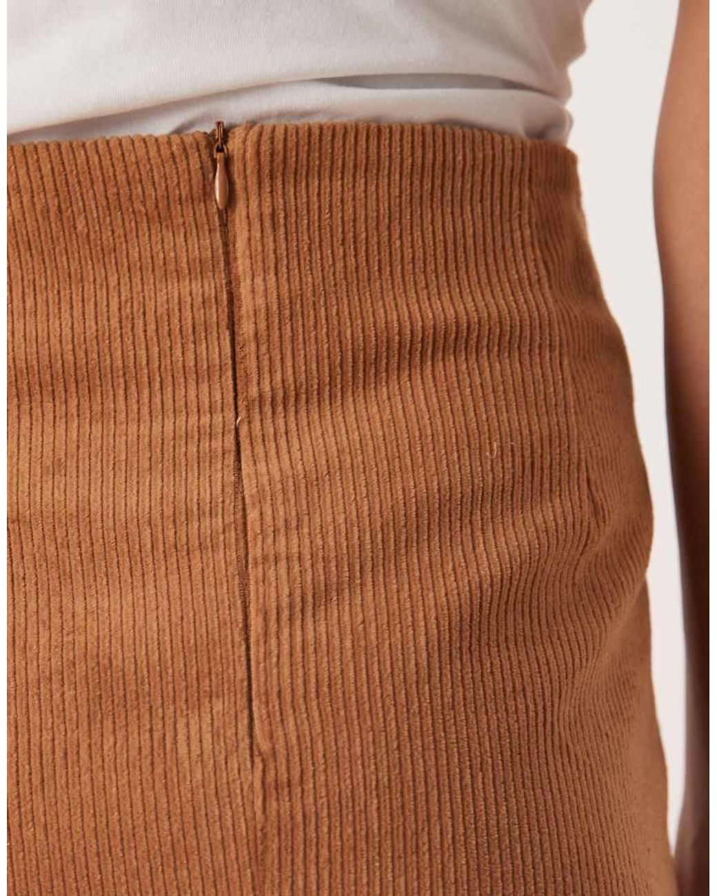 Glamorous Natural Low Rise Mini Skirt
