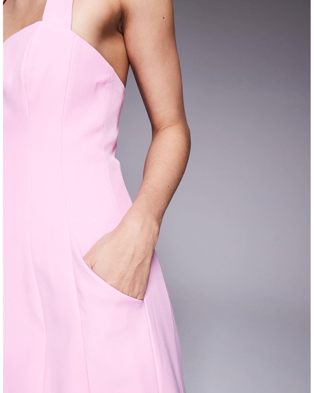 slim fit dress slacks Nevelle Hourglass Halter Dress main image 0