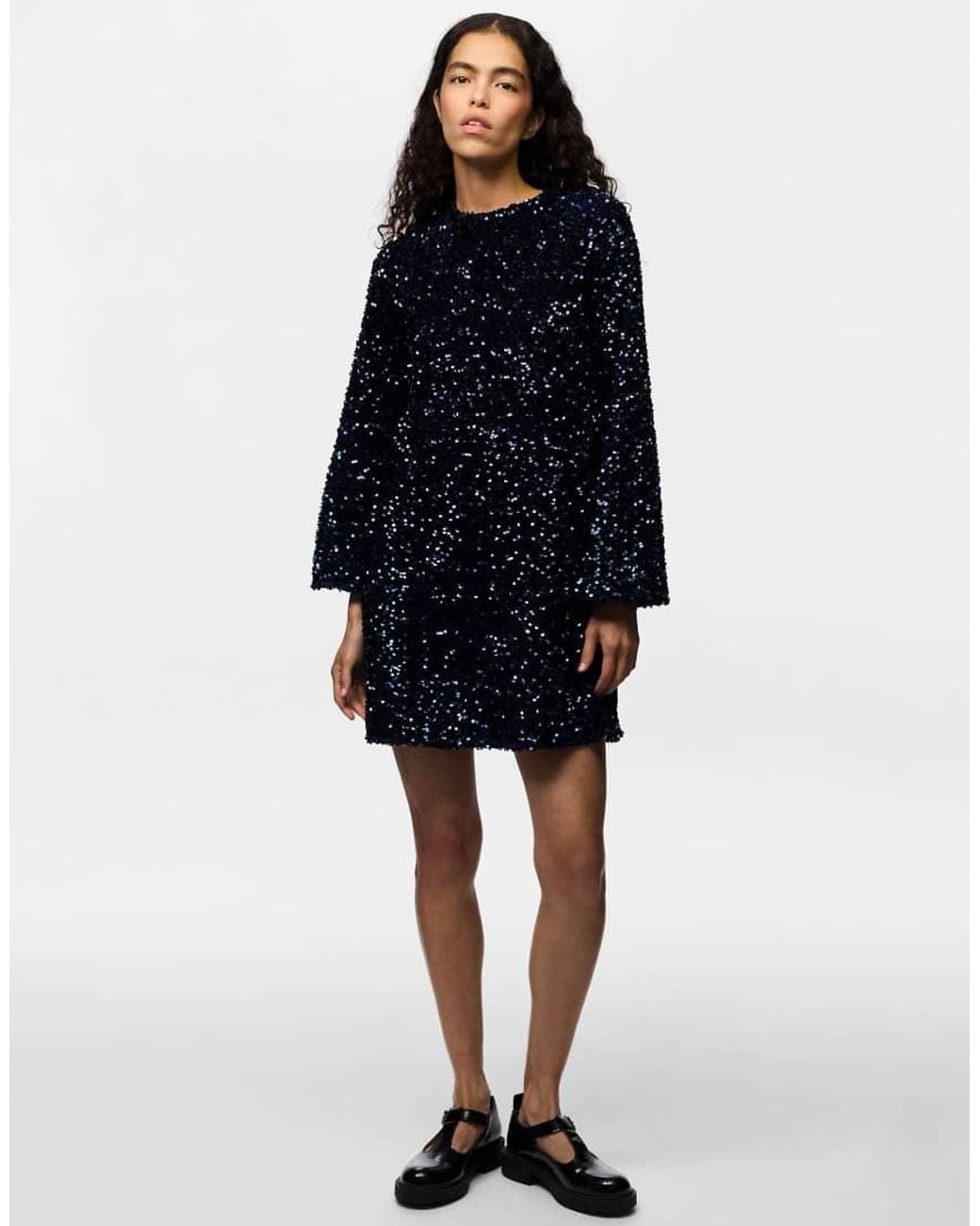 Pieces Blue Dress