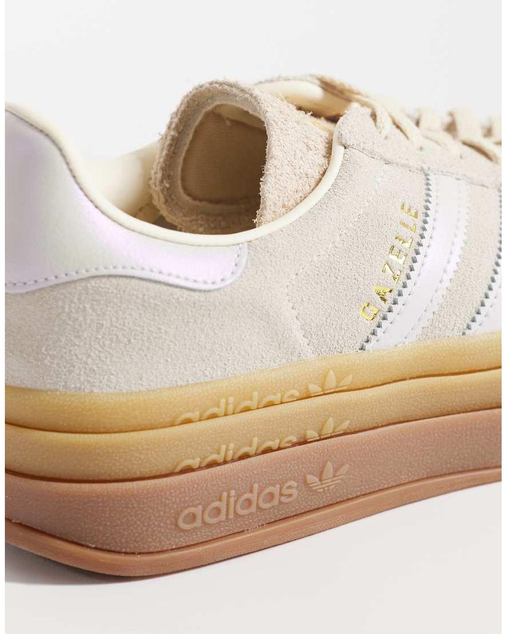 Adidas Originals White Gazelle Bold Trainers