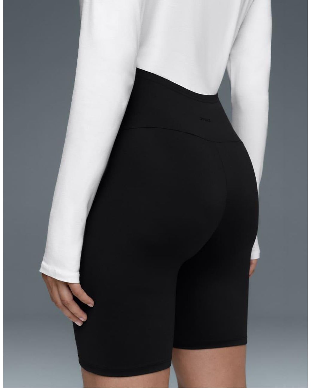 Oysho Black Maternity Comfortlux 20cm leggings