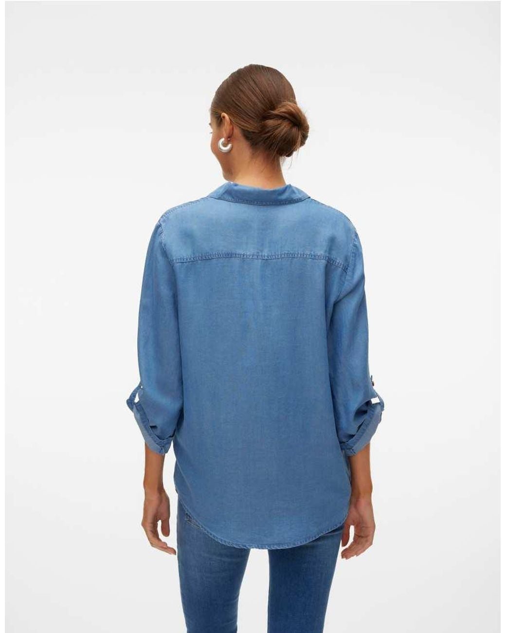 Vero Moda Blue Denim Shirt
