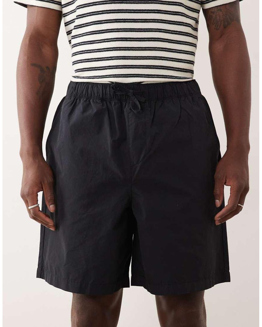 New Look White Pull On Parachute Short for men