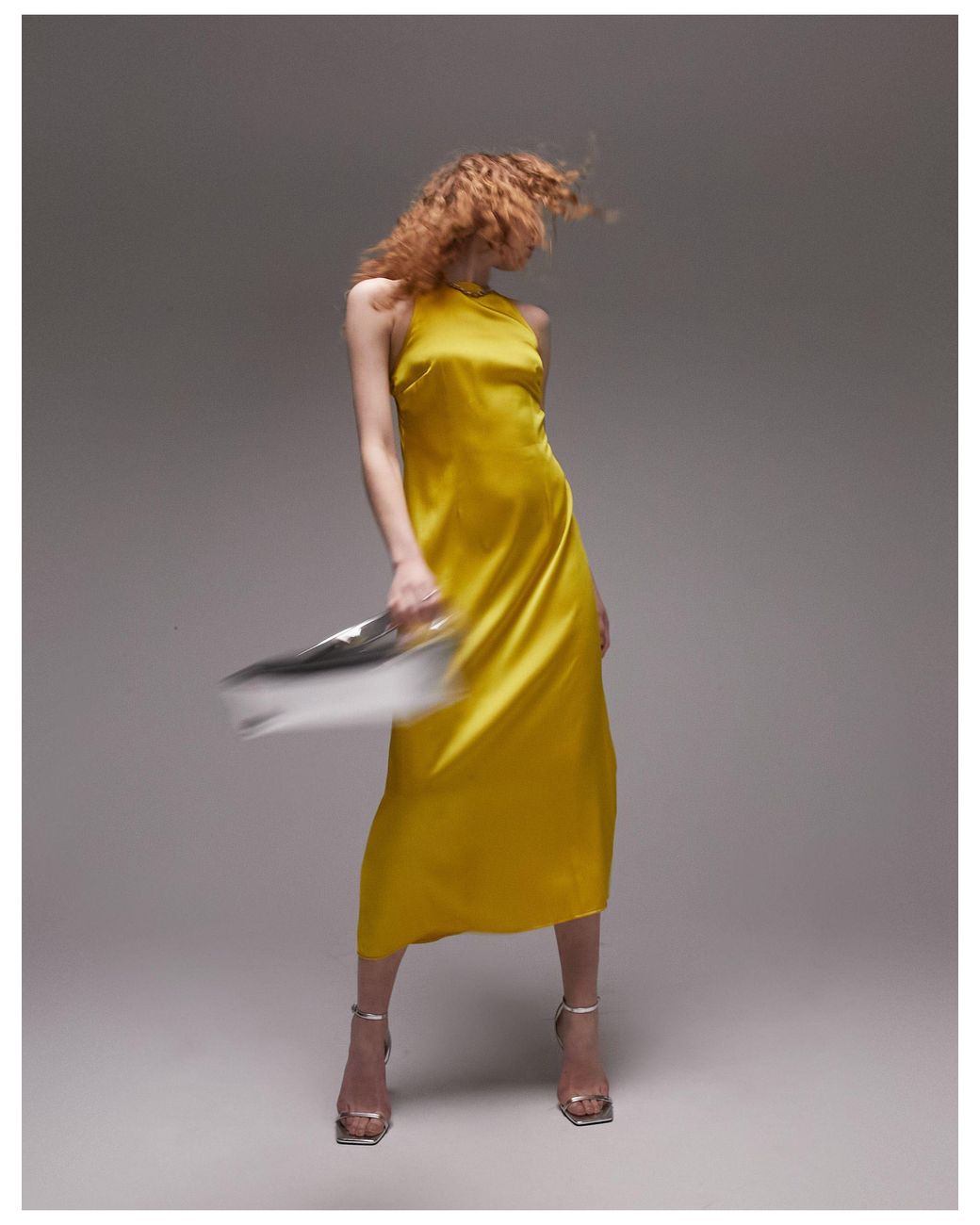 Topshop high hotsell neck dress