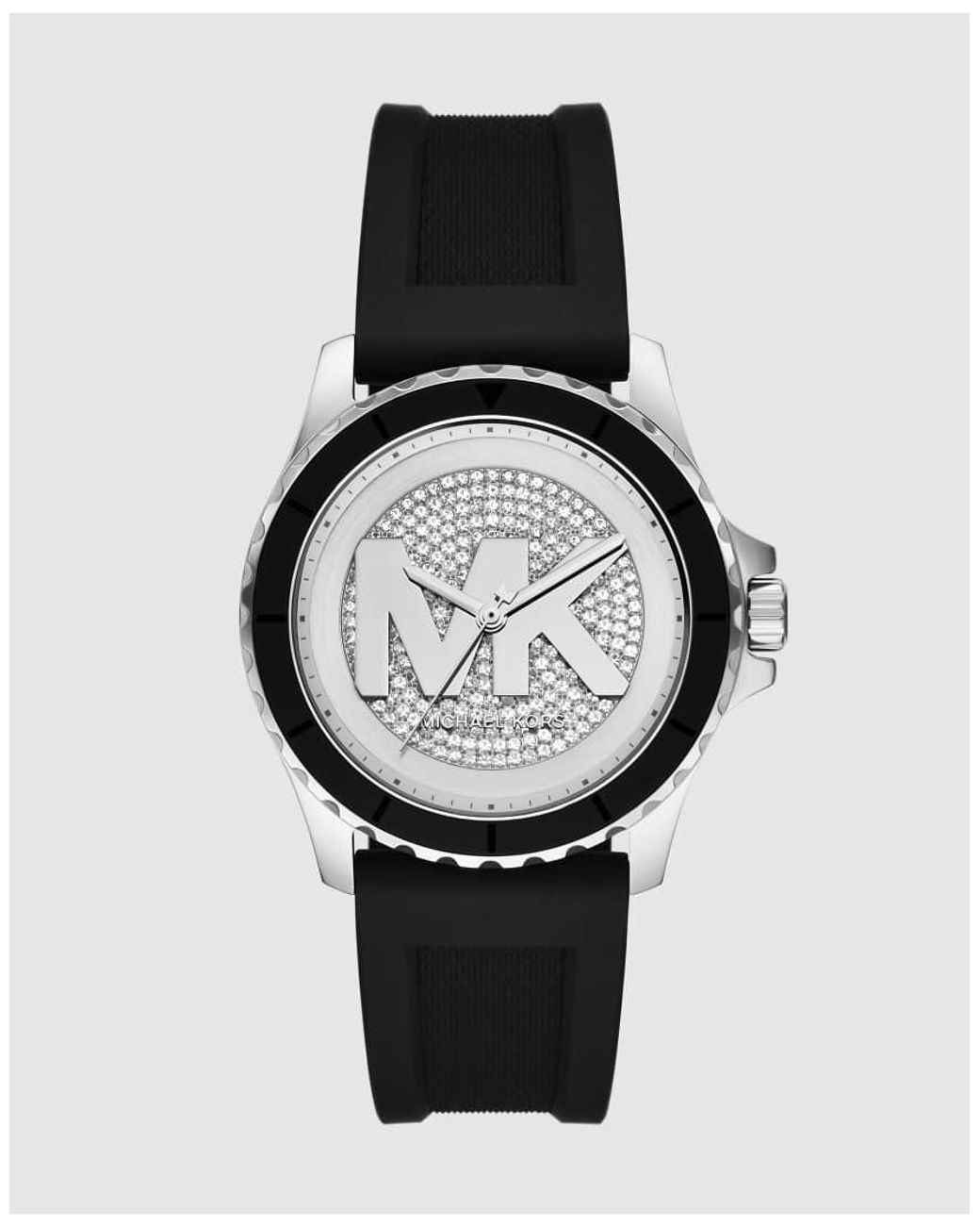 Michael Kors Metallic Everest Three-Hand Silicone Watch