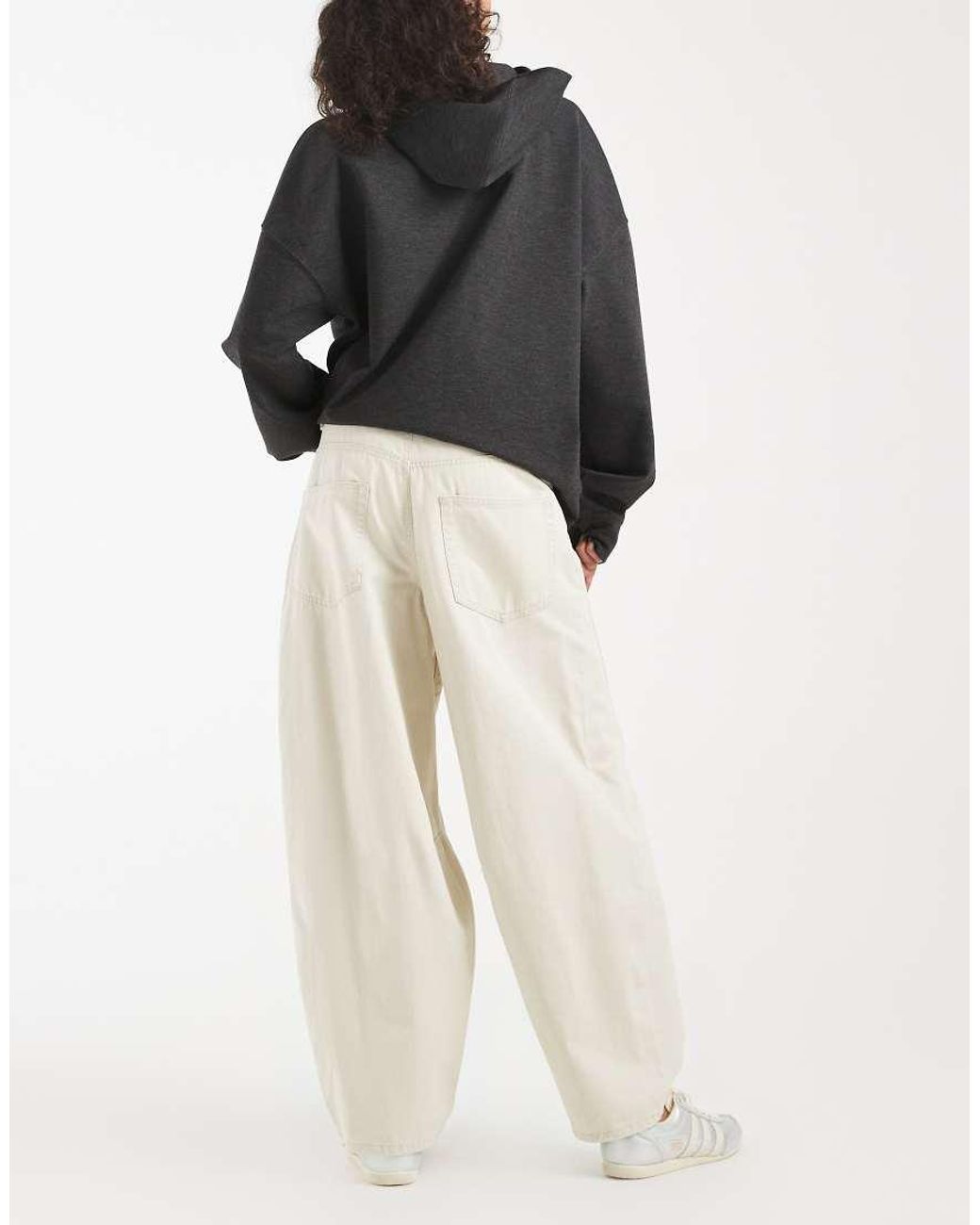ONLY Natural Barrel Trousers
