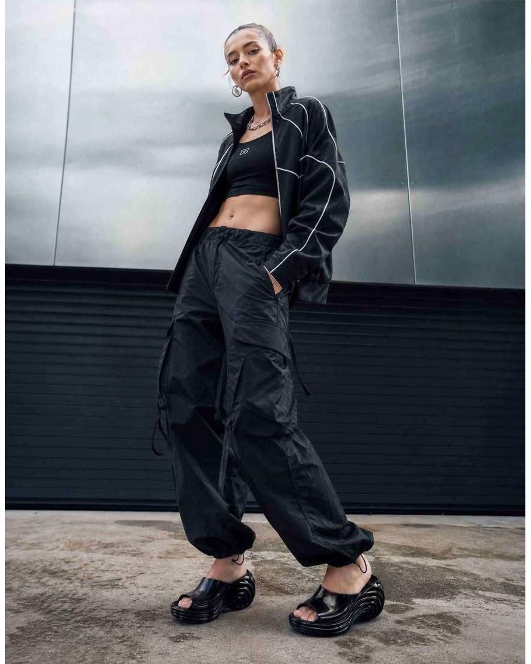 Melissa Black Platform + Diesel Sandals