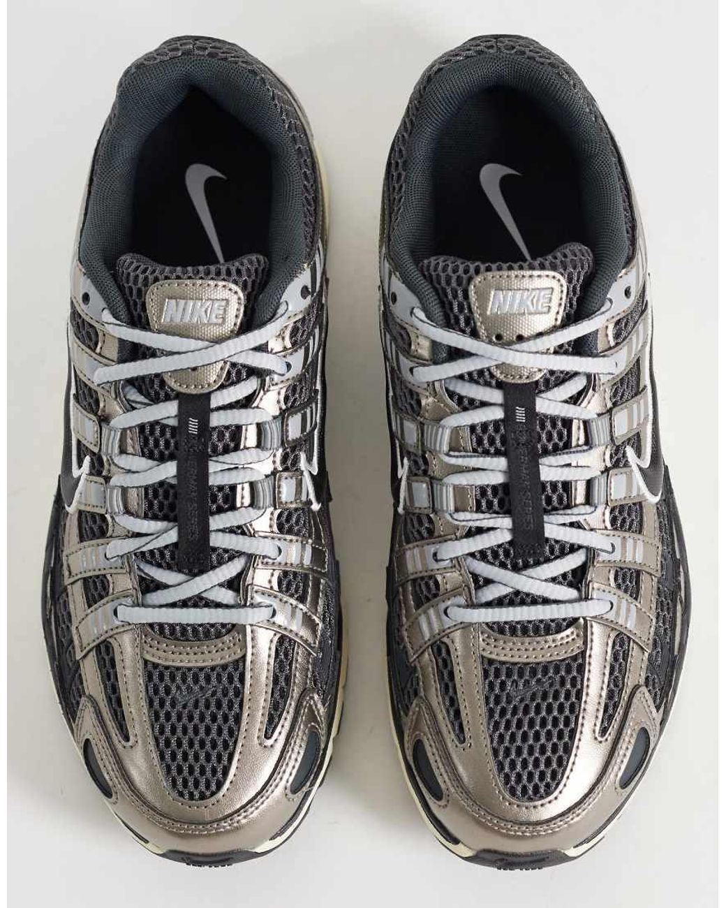 Nike Gray P-6000 Big Lace Trainers for men