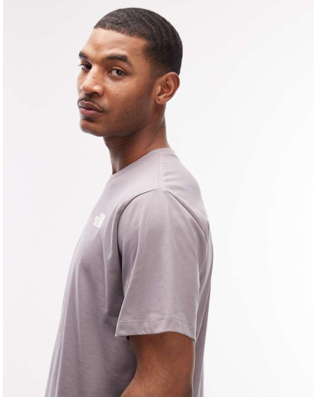 The North Face Purple Half Dome Backprint T-shirt for men