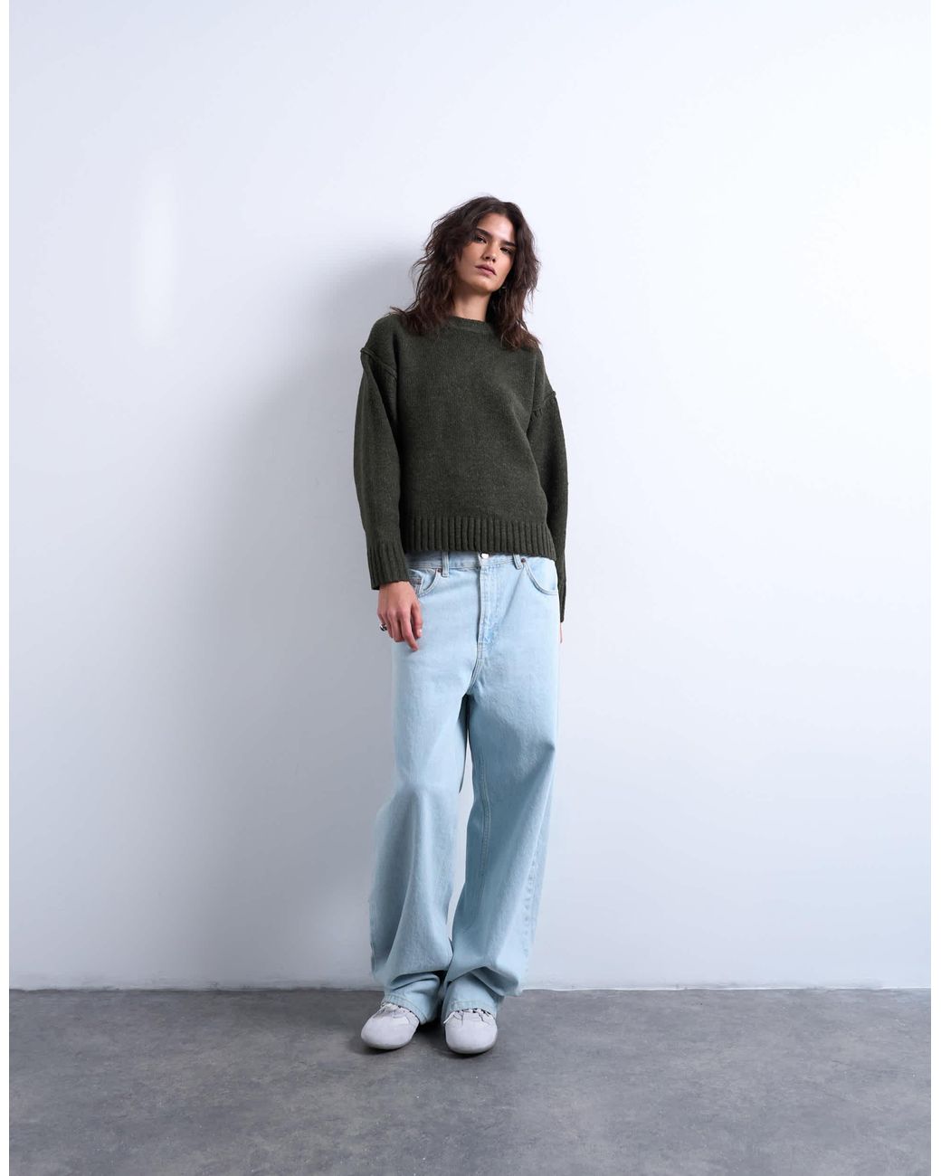 TOPSHOP Green – strickpullover