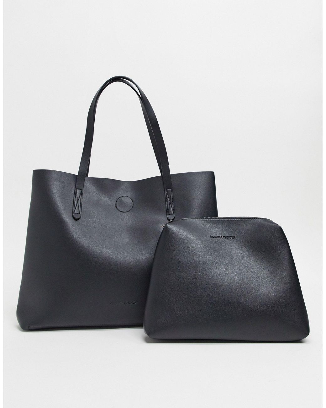 Claudia Canova Unlined Aline Tote Bag in Black Lyst