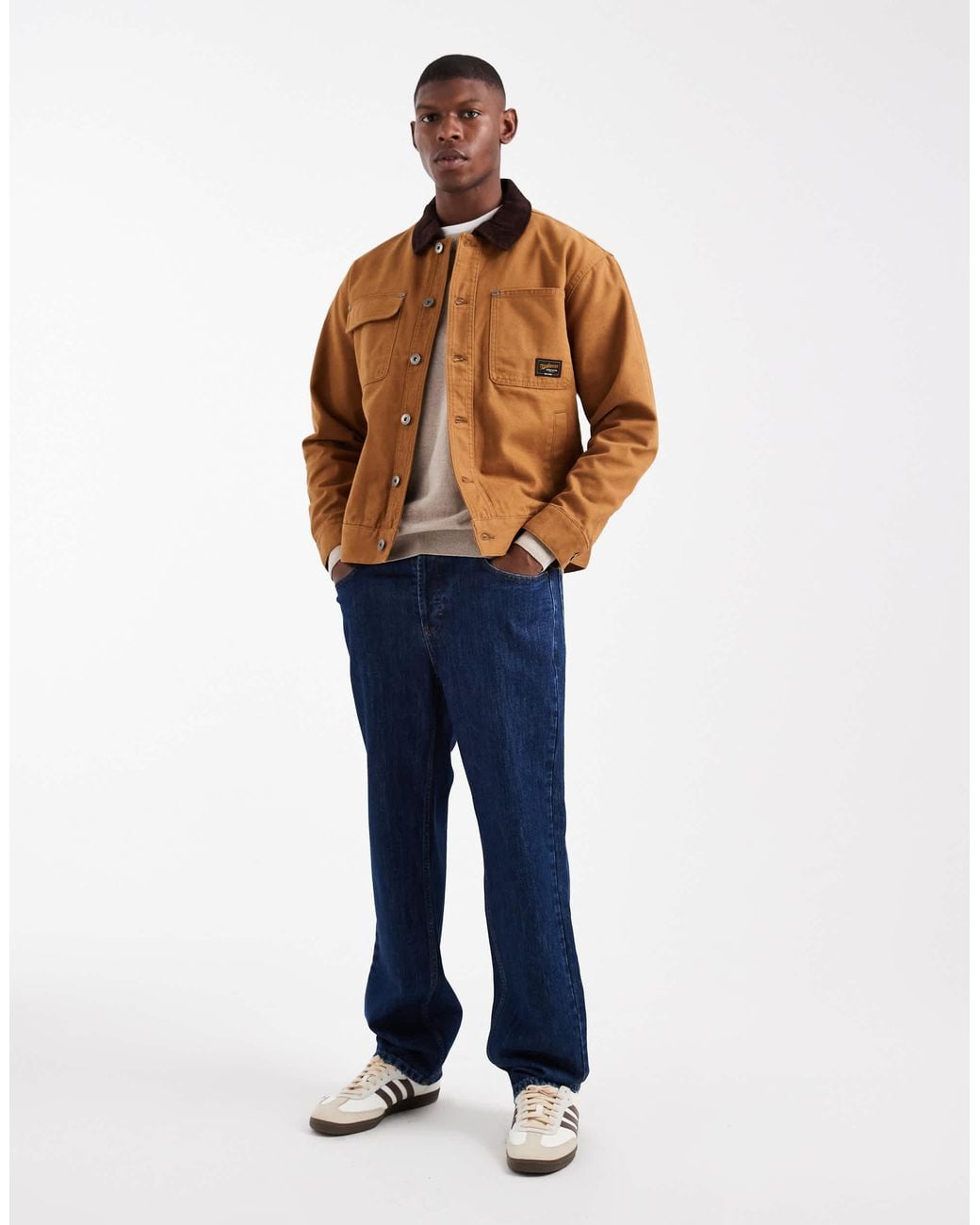 Only & Sons Blue Trucker Jacket for men