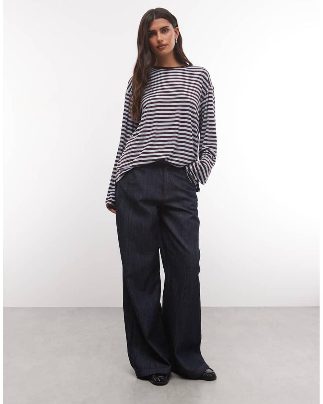 Monki Multicolor Oversized Longsleeved T-shirt