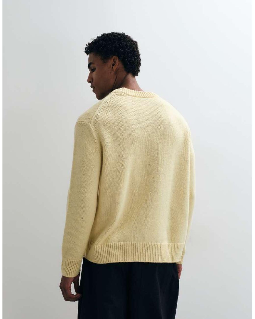 ARKET Natural Wool Blend Oversized Jumper for men