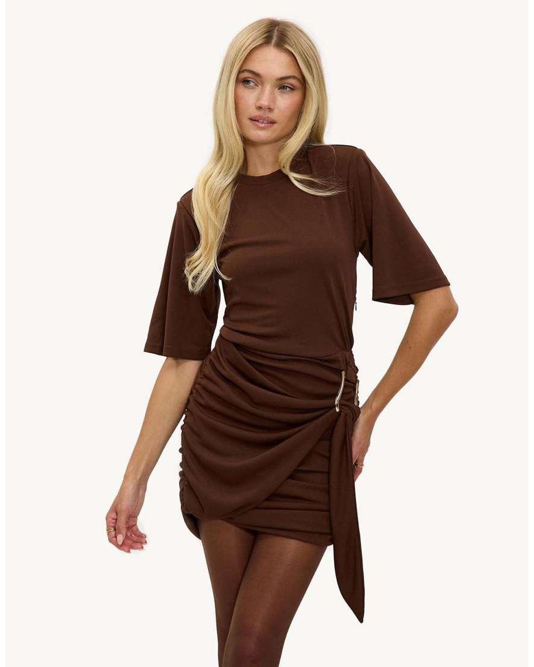 Loavies Brown Only For You Mini Dress