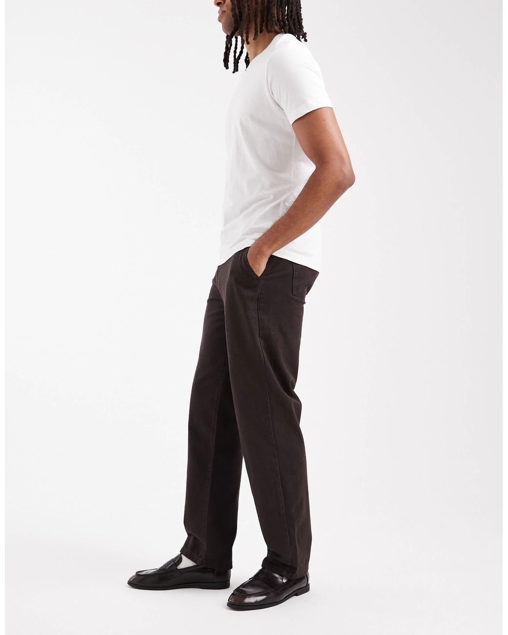 ASOS Black Straight Pants for men