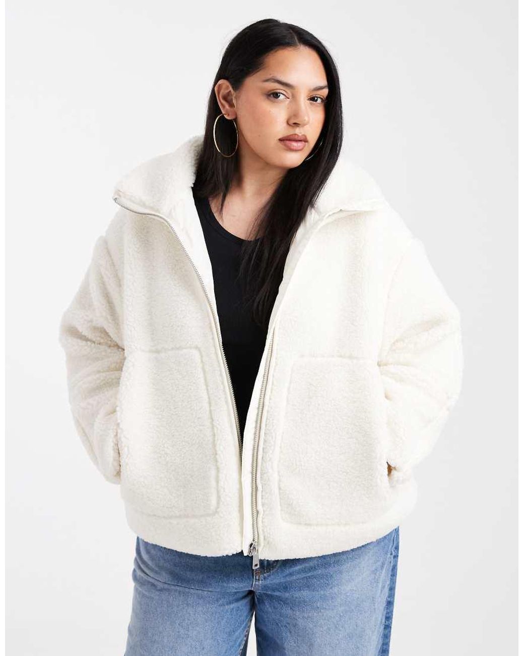 ONLY Natural Teddy Borg Jacket