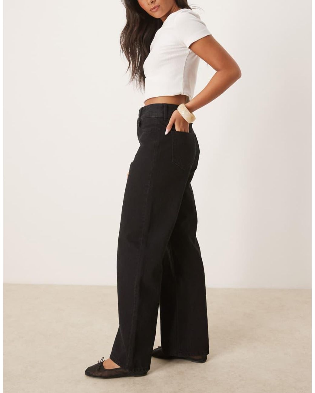 Aware Multicolor Rena Mid Rise Wide Leg Jeans