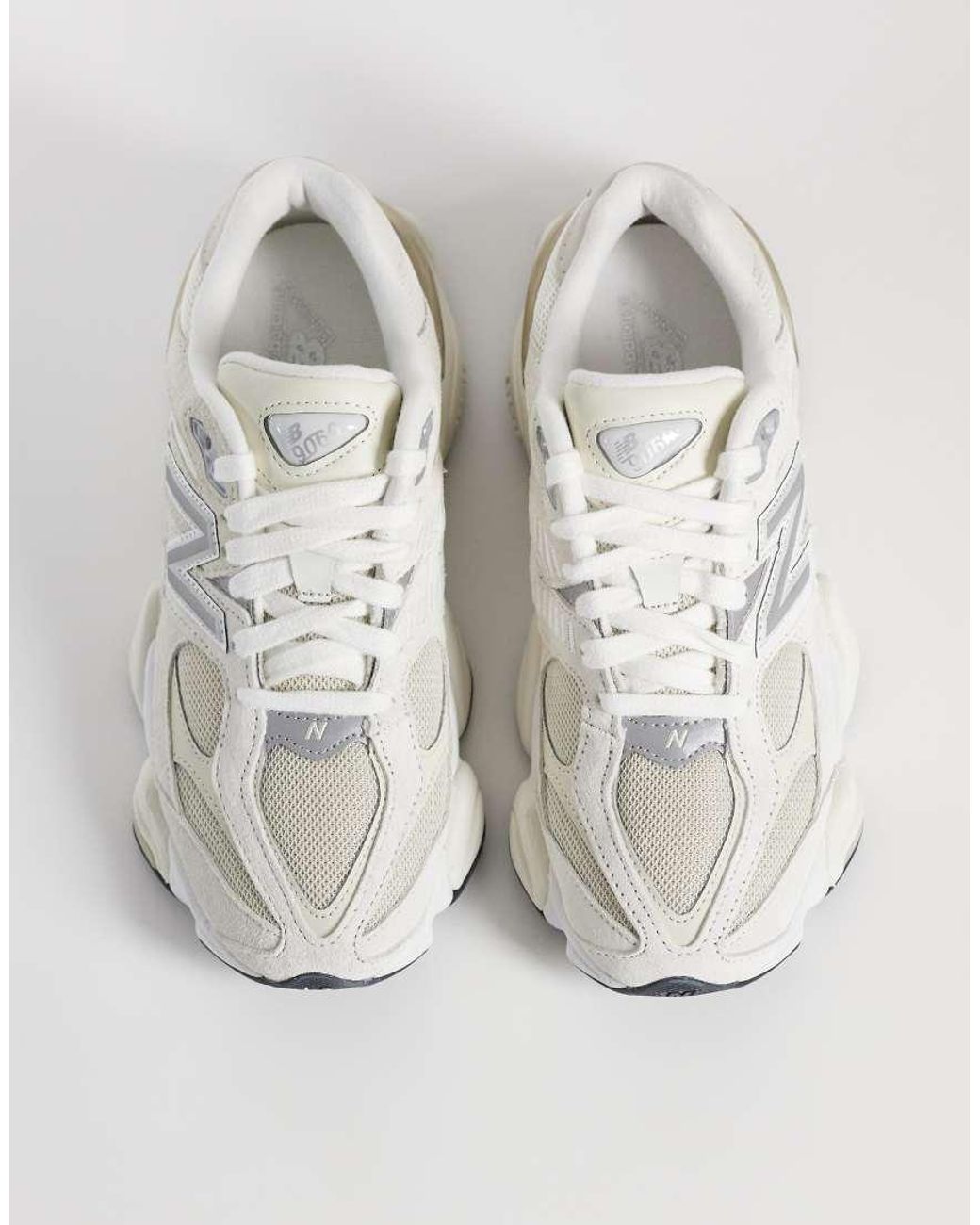 New Balance White 9060 Sneakers