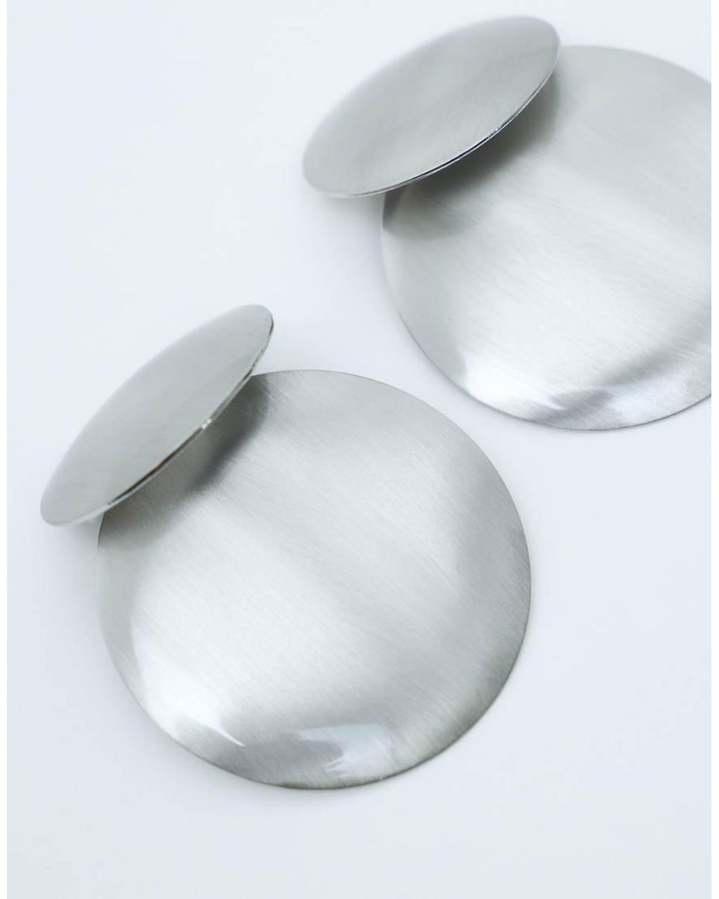 ASOS Blue Earrings With Double Drop Discs