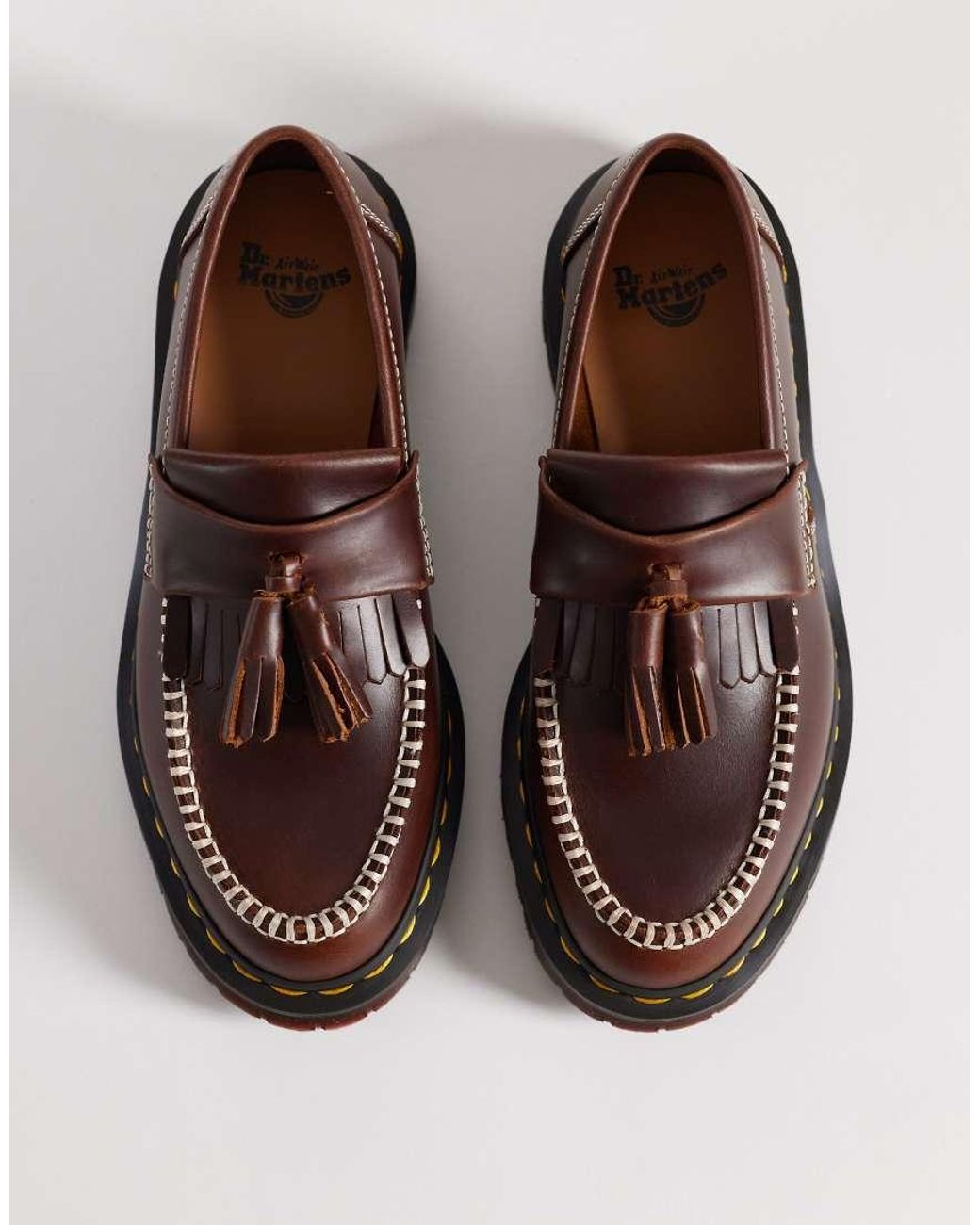 Dr. Martens Brown Unisex Adrian Ben Tassel Loafer
