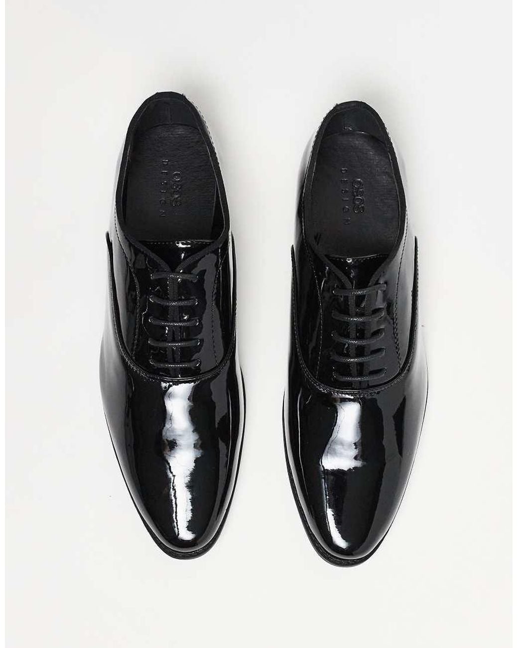 ASOS Black Lace Up Derby Shoes for men