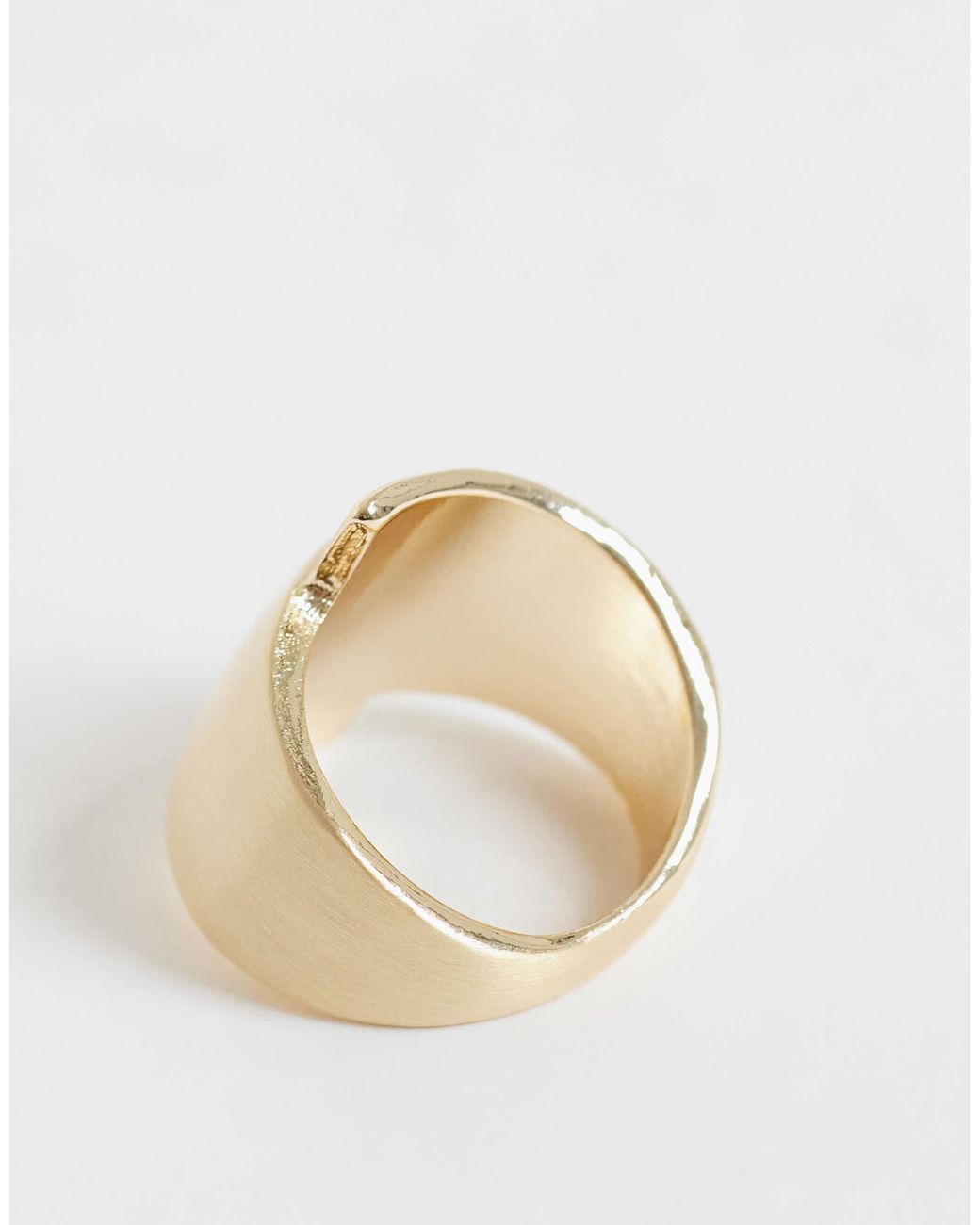 ASOS Natural Ring mit umlaufendem design