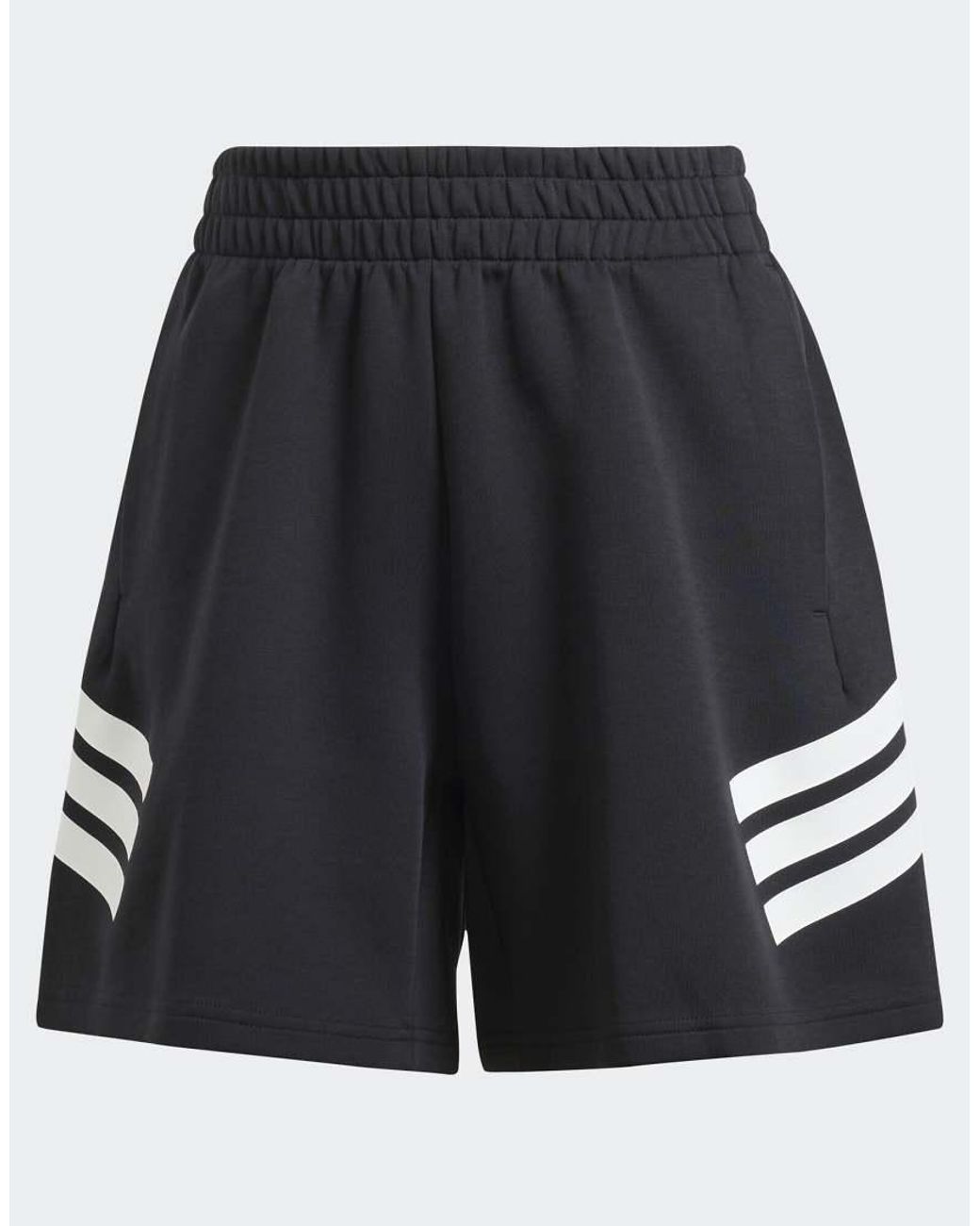 Adidas Originals Black Future Icons 3-Stripes Shorts